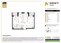 4 pokoje, mieszkanie 65,89 m², piętro 10, oferta nr A97, Nowy Reden II, Dąbrowa Górnicza, Reden, ul. Przemysłowa