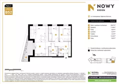 4 pokoje, mieszkanie 70,18 m², piętro 5, oferta nr B52, Nowy Reden II, Dąbrowa Górnicza, Reden, ul. Przemysłowa