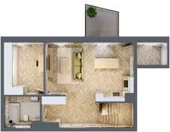 3 pokoje, mieszkanie 99,77 m², piętro 4, oferta nr A49-I, Nowy Reden, Dąbrowa Górnicza, Reden, ul. Przemysłowa