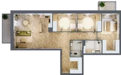 4 pokoje, mieszkanie 100,03 m², piętro 3, oferta nr M29, Nowa Częstochowa Mościckiego, Częstochowa, Częstochówka-Parkitka, ul. Mościckiego