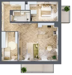 3 pokoje, mieszkanie 72,06 m², piętro 2, oferta nr M68, Nowa Częstochowa Mościckiego, Częstochowa, Częstochówka-Parkitka, ul. Mościckiego