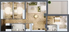 4 pokoje, mieszkanie 121,22 m², piętro 5, oferta nr M42, Nowa Częstochowa Mościckiego, Częstochowa, Częstochówka-Parkitka, ul. Mościckiego