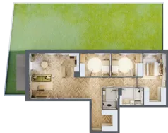 4 pokoje, mieszkanie 100,03 m², parter, oferta nr M5, Nowa Częstochowa Mościckiego, Częstochowa, Częstochówka-Parkitka, ul. Mościckiego