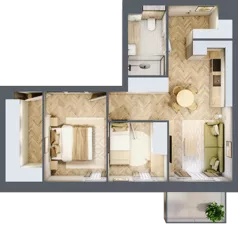 3 pokoje, mieszkanie 50,63 m², piętro 1, oferta nr M9, Nowa Częstochowa Mościckiego, Częstochowa, Częstochówka-Parkitka, ul. Mościckiego