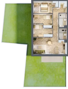 4 pokoje, mieszkanie 83,19 m², parter, oferta nr M51, Nowa Częstochowa Mościckiego, Częstochowa, Częstochówka-Parkitka, ul. Mościckiego