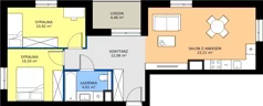 3 pokoje, mieszkanie 61,00 m², piętro 10, oferta nr A99, Nowy Reden II, Dąbrowa Górnicza, Reden, ul. Przemysłowa