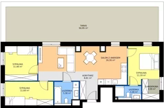4 pokoje, mieszkanie 81,88 m², piętro 7, oferta nr B59, Nowy Reden II, Dąbrowa Górnicza, Reden, ul. Przemysłowa