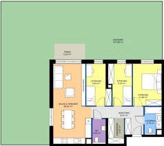4 pokoje, mieszkanie 82,63 m², parter, oferta nr F11, Nowa Częstochowa Małopolska - etap IV, Częstochowa, Częstochówka-Parkitka, ul. Małopolska 196A