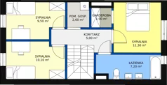 Dom 114,30 m², oferta nr 1A, Family Park Ksawerów, Ksawerów, ul. Łódzka 110