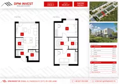 Dom 65,06 m², oferta nr M.12/2, Osiedle Zakątek Nadrzeczna, Wólka Kosowska, ul. Nadrzeczna