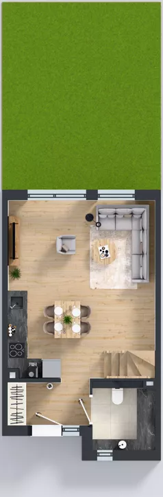 Dom 73,00 m², oferta nr B2 lok.2, Przyjazne Janczewice, Janczewice, ul. Pszenna 9