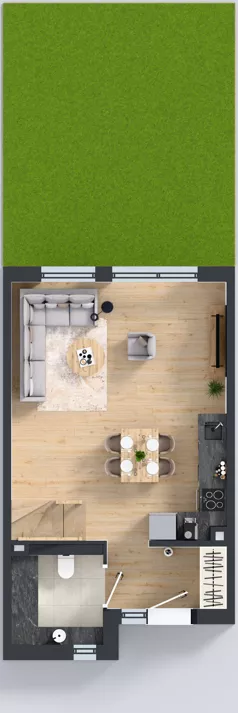 Dom 73,00 m², oferta nr B13 lok.1, Przyjazne Janczewice, Janczewice, ul. Pszenna 9