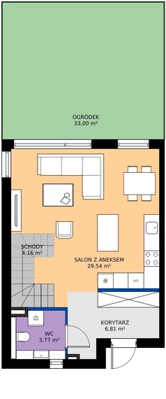 Dom 88,00 m², oferta nr B17 lok.1, Przyjazne Janczewice, Janczewice, ul. Pszenna 9