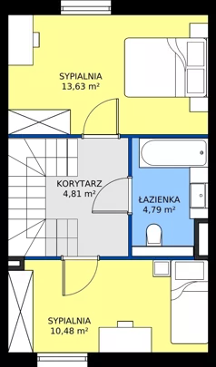Dom 73,00 m², oferta nr B16 lok.1, Przyjazne Janczewice, Janczewice, ul. Pszenna 9