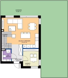Dom 94,00 m², oferta nr B14 lok.2, Przyjazne Janczewice, Janczewice, ul. Pszenna 9