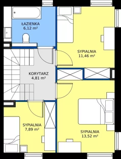 Dom 94,00 m², oferta nr B6 lok.2, Przyjazne Janczewice, Janczewice, ul. Pszenna 9