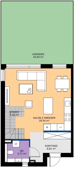 Dom 88,00 m², oferta nr B14 lok.1, Przyjazne Janczewice, Janczewice, ul. Pszenna 9