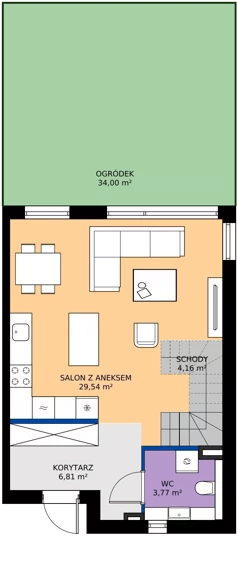 Dom 88,00 m², oferta nr B11 lok.2, Przyjazne Janczewice, Janczewice, ul. Pszenna 9
