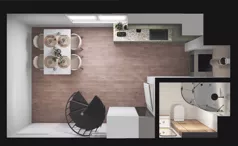 1 pokój, mieszkanie 39,61 m², piętro 1, oferta nr E1_18, Dobka, Warszawa, Białołęka, Brzeziny, ul. Dobka z Oleśnicy 25