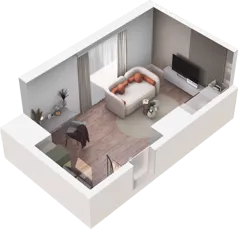 1 pokój, mieszkanie 38,97 m², parter, oferta nr E2_37, Dobka, Warszawa, Białołęka, Brzeziny, ul. Dobka z Oleśnicy 25