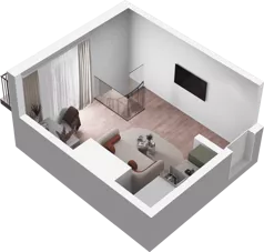 1 pokój, mieszkanie 34,89 m², piętro 1, oferta nr E2_48, Dobka, Warszawa, Białołęka, Brzeziny, ul. Dobka z Oleśnicy 25