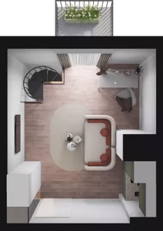 1 pokój, mieszkanie 35,66 m², piętro 1, oferta nr E2_49, Dobka, Warszawa, Białołęka, Brzeziny, ul. Dobka z Oleśnicy 25