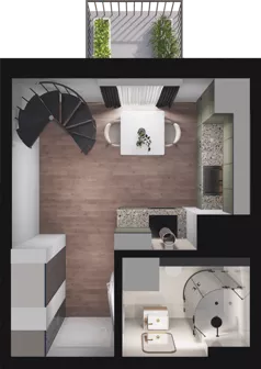 1 pokój, mieszkanie 35,66 m², piętro 1, oferta nr E2_49, Dobka, Warszawa, Białołęka, Brzeziny, ul. Dobka z Oleśnicy 25