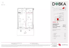 2 pokoje, mieszkanie 50,79 m², parter, oferta nr A04, Dobka, Warszawa, Białołęka, Brzeziny, ul. Dobka z Oleśnicy 25