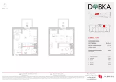 2 pokoje, mieszkanie 39,07 m², piętro 1, oferta nr C18, Dobka, Warszawa, Białołęka, Brzeziny, ul. Dobka z Oleśnicy 25