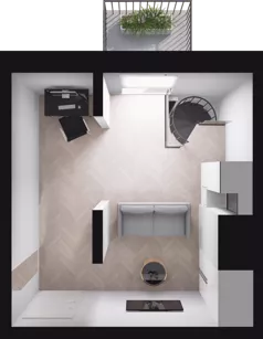 2 pokoje, mieszkanie 39,07 m², piętro 1, oferta nr C18, Dobka, Warszawa, Białołęka, Brzeziny, ul. Dobka z Oleśnicy 25