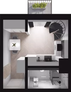 2 pokoje, mieszkanie 39,07 m², piętro 1, oferta nr C18, Dobka, Warszawa, Białołęka, Brzeziny, ul. Dobka z Oleśnicy 25