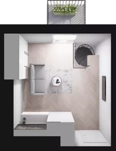 2 pokoje, mieszkanie 37,20 m², piętro 1, oferta nr C19, Dobka, Warszawa, Białołęka, Brzeziny, ul. Dobka z Oleśnicy 25
