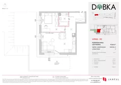 2 pokoje, mieszkanie 47,66 m², parter, oferta nr D02, Dobka, Warszawa, Białołęka, Brzeziny, ul. Dobka z Oleśnicy 25
