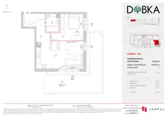 2 pokoje, mieszkanie 47,66 m², piętro 1, oferta nr C10, Dobka, Warszawa, Białołęka, Brzeziny, ul. Dobka z Oleśnicy 25