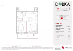 2 pokoje, mieszkanie 38,90 m², piętro 2, oferta nr D19, Dobka, Warszawa, Białołęka, Brzeziny, ul. Dobka z Oleśnicy 25