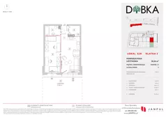 2 pokoje, mieszkanie 50,56 m², piętro 2, oferta nr E2_28, Dobka, Warszawa, Białołęka, Brzeziny, ul. Dobka z Oleśnicy 25