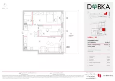 3 pokoje, mieszkanie 54,00 m², parter, oferta nr A05, Dobka, Warszawa, Białołęka, Brzeziny, ul. Dobka z Oleśnicy 25