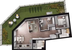 3 pokoje, mieszkanie 62,53 m², parter, oferta nr E2_35, Dobka, Warszawa, Białołęka, Brzeziny, ul. Dobka z Oleśnicy 25
