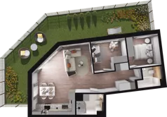 3 pokoje, mieszkanie 62,53 m², parter, oferta nr E2_35, Dobka, Warszawa, Białołęka, Brzeziny, ul. Dobka z Oleśnicy 25
