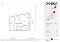 4 pokoje, mieszkanie 66,36 m², parter, oferta nr A07, Dobka, Warszawa, Białołęka, Brzeziny, ul. Dobka z Oleśnicy 25