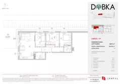 4 pokoje, mieszkanie 66,35 m², piętro 1, oferta nr A20, Dobka, Warszawa, Białołęka, Brzeziny, ul. Dobka z Oleśnicy 25