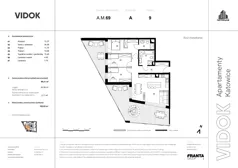 4 pokoje, mieszkanie 101,50 m², piętro 9, oferta nr A.M.69, VIDOK Apartamenty, Katowice, Śródmieście, ul. Kozielska