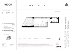 1 pokój, mieszkanie 89,88 m², piętro 2, oferta nr B.M.19, VIDOK Apartamenty, Katowice, Śródmieście, ul. Kozielska