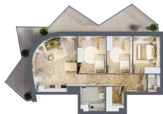 4 pokoje, mieszkanie 77,76 m², piętro 1, oferta nr A24, Drago, Kraków, Bronowice, Górka Narodowa, ul. Stefana Banacha