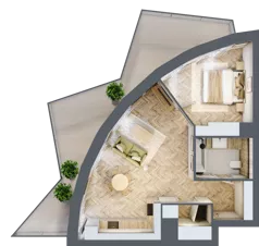 2 pokoje, apartament 49,19 m², piętro 1, oferta nr A19, Drago, Kraków, Bronowice, Górka Narodowa, ul. Stefana Banacha