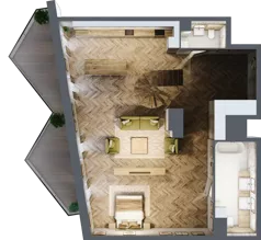 1 pokój, apartament 109,20 m², piętro 8, oferta nr A98, Drago, Kraków, Bronowice, Górka Narodowa, ul. Stefana Banacha