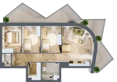 4 pokoje, apartament 77,76 m², piętro 1, oferta nr A13, Drago, Kraków, Bronowice, Górka Narodowa, ul. Stefana Banacha
