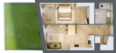 2 pokoje, apartament 46,12 m², parter, oferta nr A8, Drago, Kraków, Bronowice, Górka Narodowa, ul. Stefana Banacha