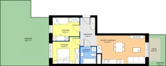 3 pokoje, mieszkanie 54,64 m², piętro 1, oferta nr M104, Zagórskie Tarasy, Sosnowiec, Zagórze, ul. Romana Dmowskiego 13D