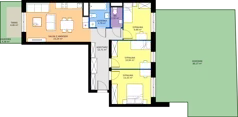 4 pokoje, mieszkanie 77,31 m², piętro 1, oferta nr M128, Zagórskie Tarasy, Sosnowiec, Zagórze, ul. Romana Dmowskiego 13D